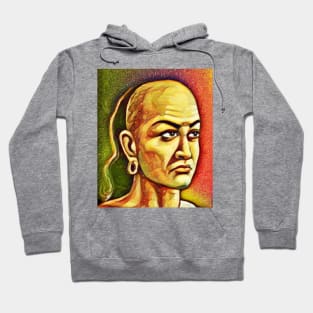 Chanakya Snow Portrait | Chanakya Artwork 15 Hoodie